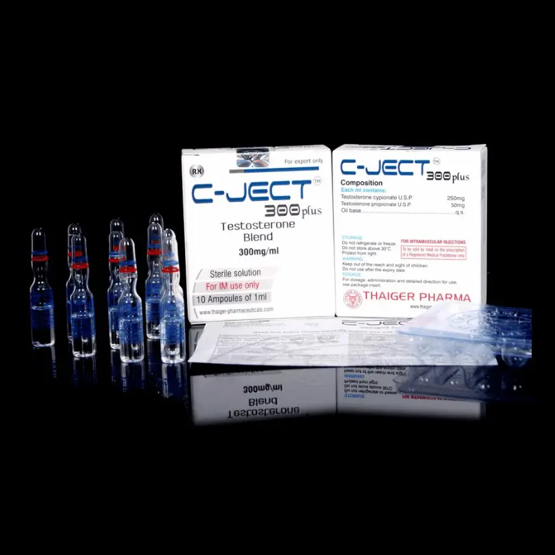 C-JECT-300 TESTOSTERONE MIX (2 COMP) Thaiger 1ml x 10 amps (300mg) image