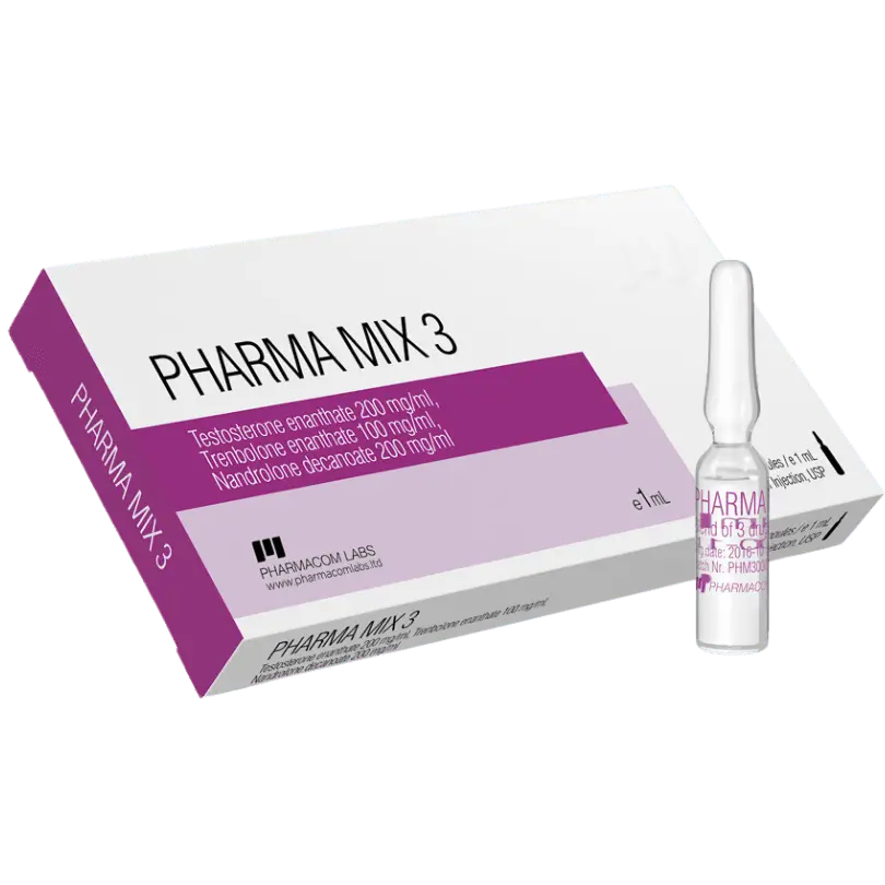 PHARMA MIX 3 - Pharmacom Labs 10 ampoules x 1ml (500mg) image