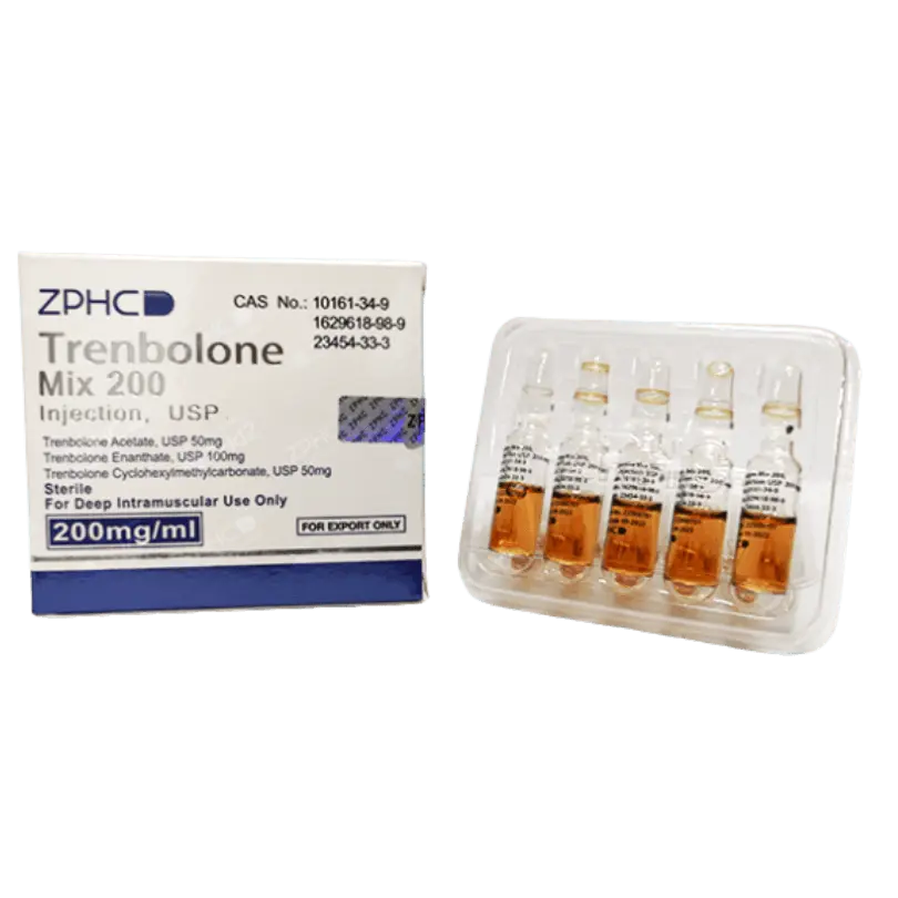 MIX OF 3 TRENBOLONES ZPHC 10 ampoules x 1ml (200mg) image
