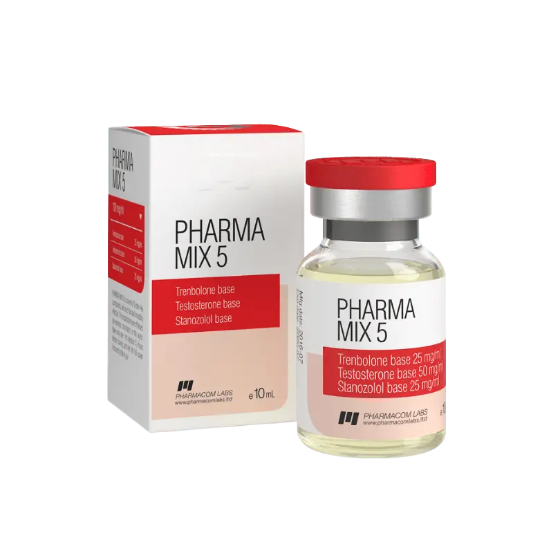 PHARMA MIX 5 – Pharmacom Labs 10ml (100mg) vial image