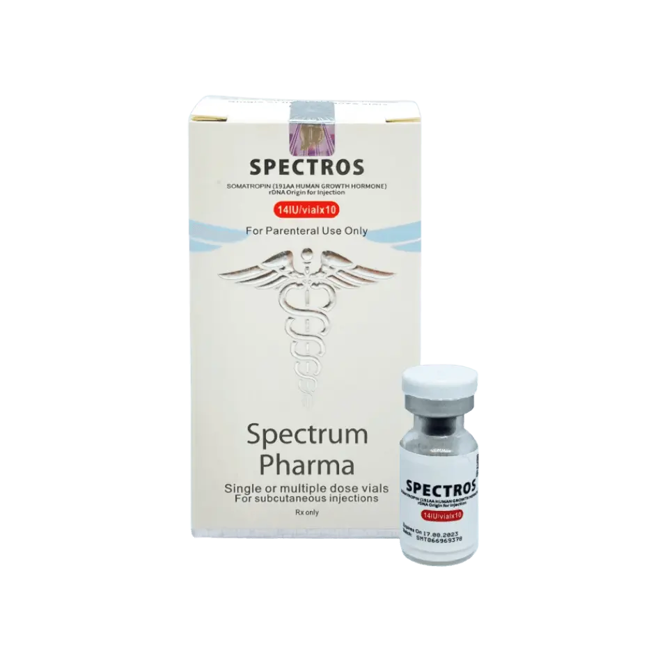 SPECTROS HGH 140IU KIT Spectrum Pharma (14IU/vial x 10) image